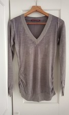 Delicate jumper tunic by Comptoir des Cotonniers, size M wool silk blend