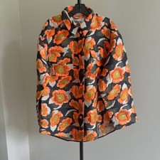 $585 NWOT Essentiel Antwerp Oversized Jacket Coat Size S Embroidered jacquard