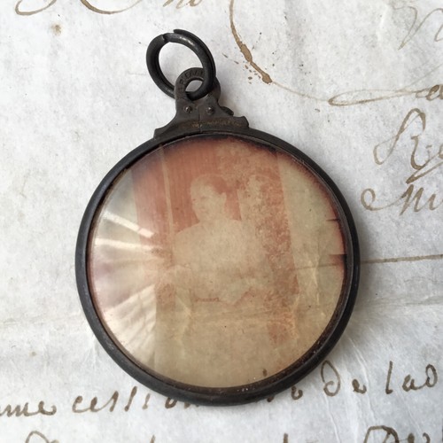Pendentif porte photo - pendentif, ancien