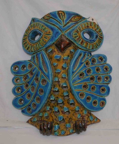 Chouette hibou en - en, céramique