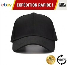 Casquette Noire Baseball Homme