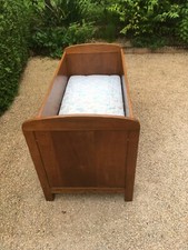 lit enfant ancien vintage années 50 en chêne