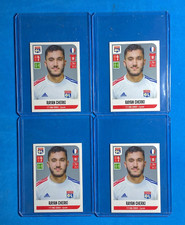 2020-21 Rayan Cherki Rookie Panini Stickers (x4) Foot France #208??