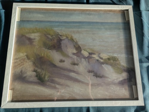Cadre peinture fusain paysage - cadre,