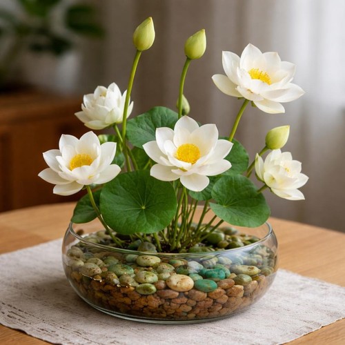 Graines lotus blanc - 10,