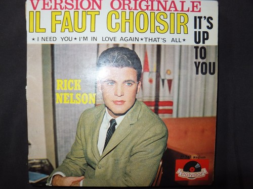 Vinyl tours rick nelson - tours,