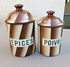 pots à épices en tole