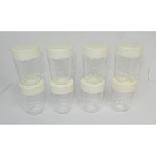 LOT 8 POTS EN VERRE POUR