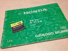 Honda PA50 PA 50 Camino S VLCS parts liste catalogue pièce détachée