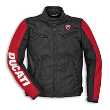 DUCATI veste moto cuir hommes