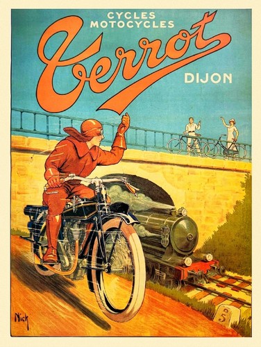 Terrot moto rf988 poster hq - terrot,