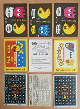 SINGLE STICKERS & CARDS Vintage Pac-Man - Namco Fleer 1982 PacMan Stickers