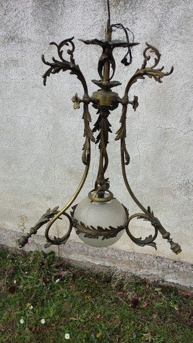 Ancien superbe imposant lustre