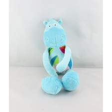 Doudou cheval poney ane bleu