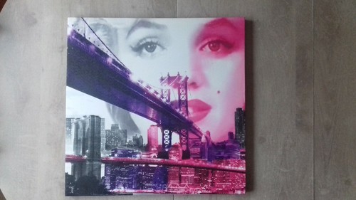 Tableau toile marylin - tableau,