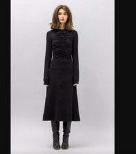 Toit Volant Totty Dress in Navy Blue