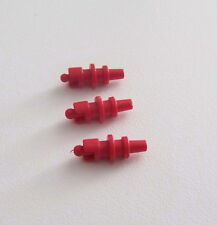 PLAYMOBIL (G1209) FIREFIGHTERS - Lot of 3 Red Fire Spear Connecting Pipes