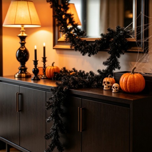 Halloween pour porte entrée - halloween,