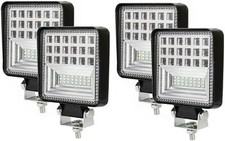 4x 126w Carré LED 12v 24v