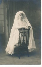 Photo-carte jeune fille à
