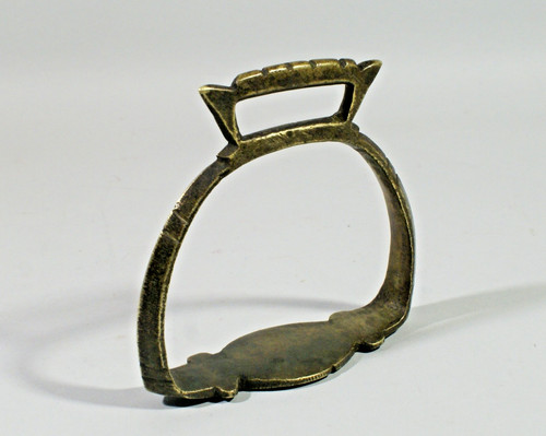 Ancien etrier bronze inde - en, bronze,