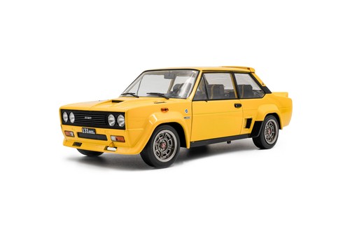 Fiat 131 abarth yellow 1980 - abarth,