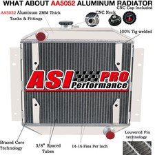 3 Rangées Aluminium Radiateur