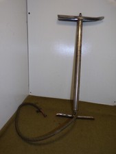 Pompe ancienne Michelin Gergovia Clermont années 30 vintage french tires pump