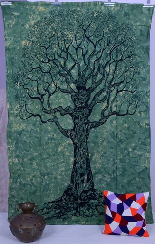 Arbre vie tapisserie hippie - de,