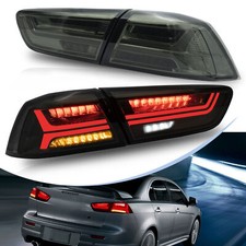 VLAND Feu arrière LED fumé pour 2008-2017 Mitsubishi Lancer EVO Sedan