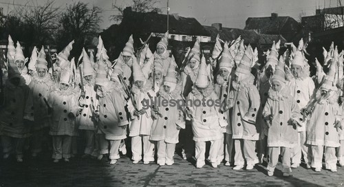 Binche 1950 fête - fête, des