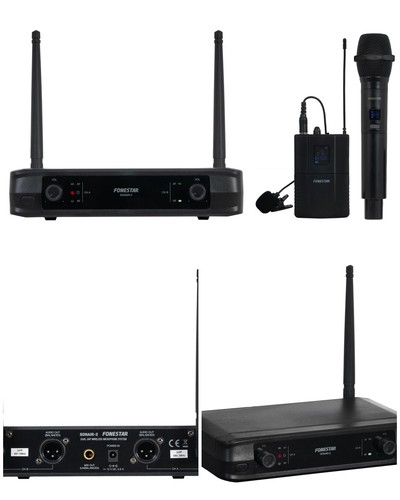 Microphone sans fil double - ,