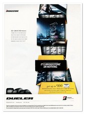 Bridgestone Dueler Tires The Ground Moves 2009 Full-Page Print Magazine Ad