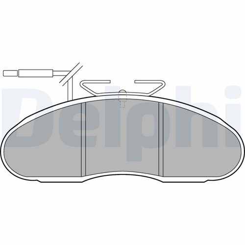 Kit plaquettes frein - kit,