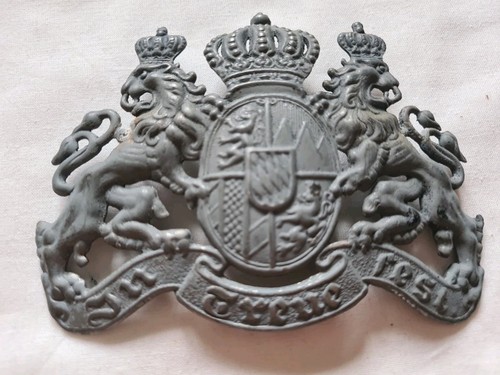 Plaque bavarois fer - bavarois,