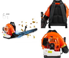 Souffleur à Essence 79CC Dos 930 CFM, Jardin, Feuilles et Déneigement Rapide Pro