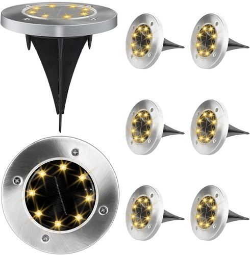 Lot lampe solaire au sol - lot, 8