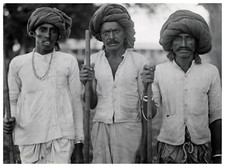 India, Kathiawar, Cattle Raiser, Vintage Print, ca.1930 Vintage Print. Shooting