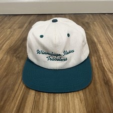 VINTAGE Winnebago Itasca Travelers Hat Cap Snap Back Embroidered Made USA 90s