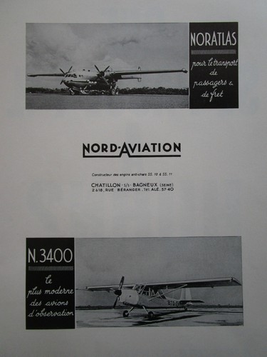 1959 1960 pub nord aviation - 1959-1960,