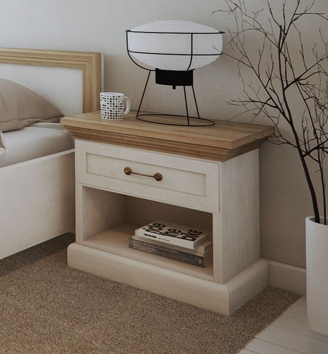 Table nuit royal 57cm - royal, en