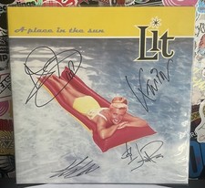 LIT A Place In The Sun VG++  2LP BLUE SMOKE VINYL/500 AUTOGRAPHED SIGNED