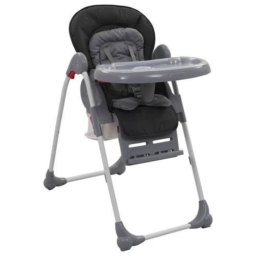 Chaise haute pour bébé gris - haute,
