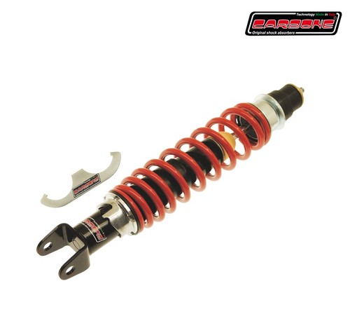 Amortisseur carbone rouge - carbone,