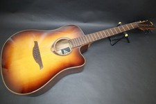 LAG T118DCE-BRS Dreadnought Cutaway Acoustic-Electric Guitar Used