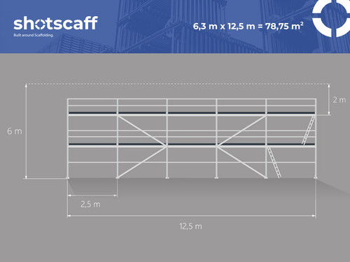 échafaudage façade acier - Échafaudage,