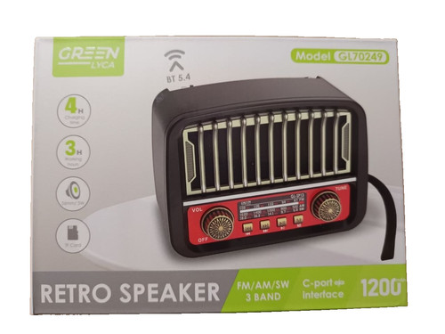 Radio rétro bluetooth - rétro,