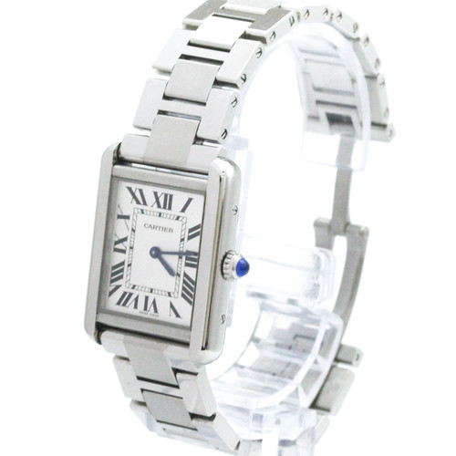 Cartier tank solo - tank, acier
