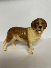 ST SAINT BERNARD MORTENS STUDIO  DOG figurine marked 1930s