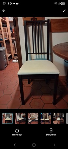 Chaise blanc ikea börje - ikea,